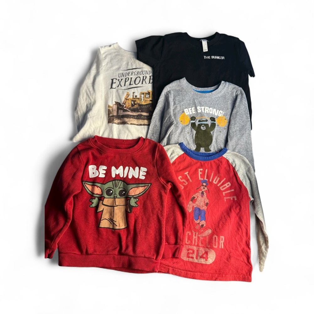 Lot of Toddler Shirts Disney-Start Wars-Old Navy-Cat &Jack The bunkerSz 3T4T-5T